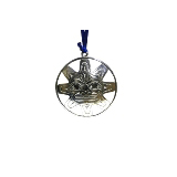Pewter Ornament, Sun Mask