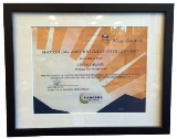 Certificate Frame, Black Wood