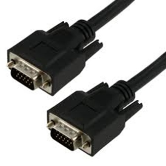 VGA CABLE, 15 PIN, MALE TO MALE, 6FT