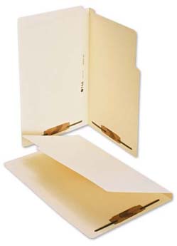 Lateral File Folder, Legal, with Fasteners
