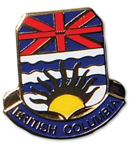 Pin, British Columbia Provincial Shield