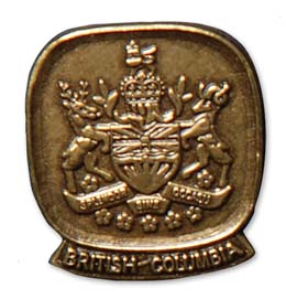 Pin, British Columbia Coat of Arms