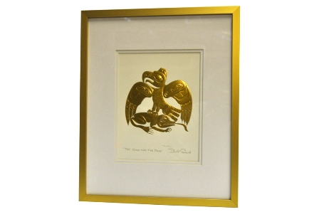 Framed Art Card, The Eagle and the Frog, Bill Reid