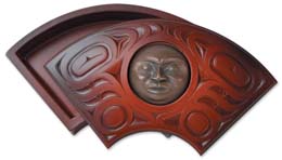 Box with Bronze Face Design