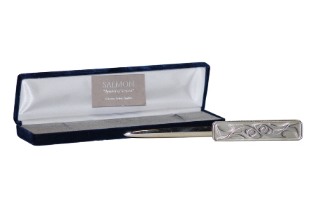 Pewter Letter Opener, Salmon Design