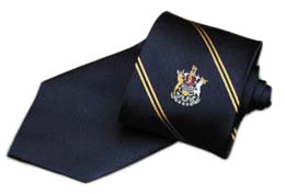 Silk Tie, BC Coat of Arms Logo