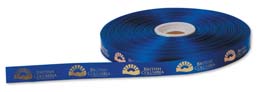 Satin Ribbon, Blue with BC ID Logo