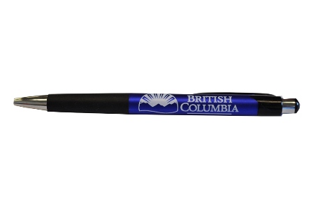 Pen, Promotional, Blue, BC ID Logo