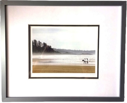 Framed Art Card of Tofino Beach