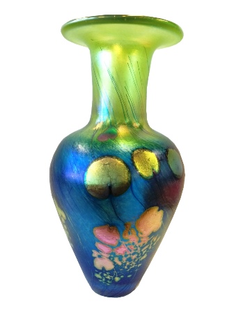 A Glass Vase, "Giverny" Tall