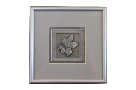 Pewter Framed Dogwood