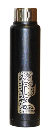 Bottle, Insulated, Thunderbird and Whale