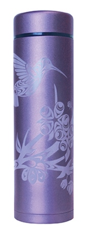 Tea Tumbler, Insulated with Strainer, Hummingbird
