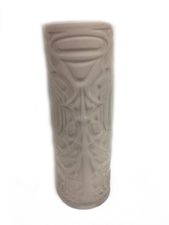 A Glass vase, Raven