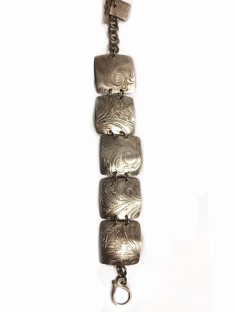 MMM, Bracelet, Silver, Square