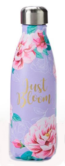 Bottle with Floral Design, Just Bloom