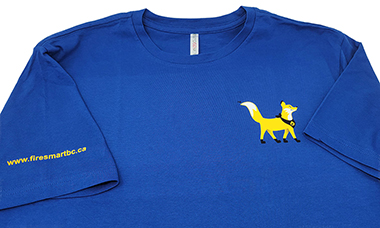 T-Shirt, Firesmart, Blue, Medium