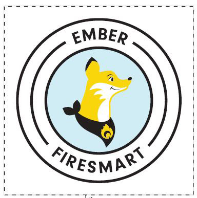 Magnet, Ember Fox FireSmart Logo