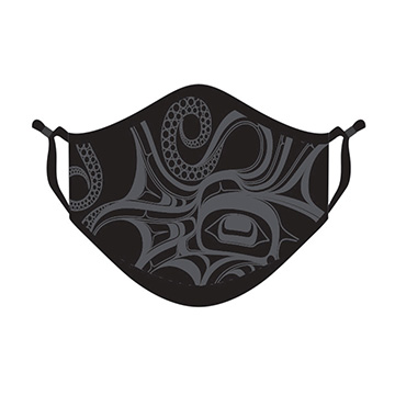 Mask, Cotton, 4 ply, Octopus