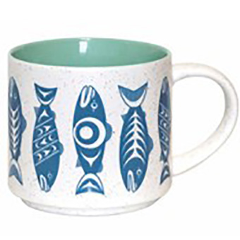Mug, Ceramic, Salmon in the Wild