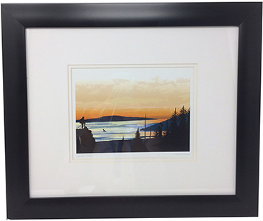 Framed Art Print, Climber Lookout