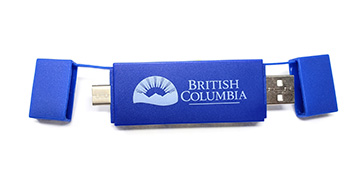 3-Port USB C and A Hub with BC ID Mark