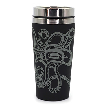 Travel Mug, Matte, Octopus