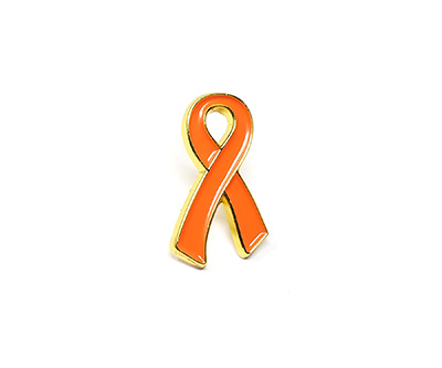 A Pin, Orange, Ribbon, Remberance