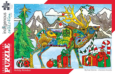 Puzzle, Holiday Reindeer