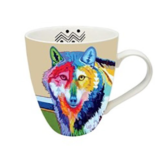 Mug, Porcelain, Big Wolf