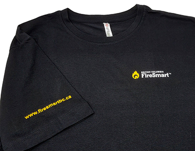 T-Shirt, Firesmart, Black, Small