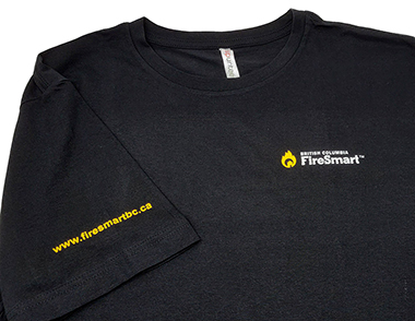 T-Shirt, Firesmart, Black, 3XL