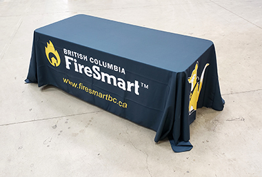 A Tablecloth, FireSmart, 10 Foot