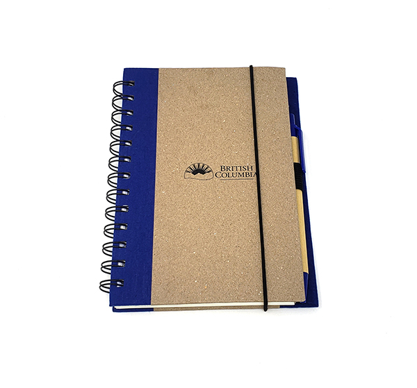 Notebook, Recycled With Pen, BC ID