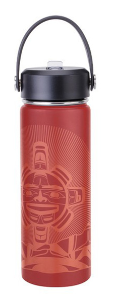 A Wide Mouth Water Bottle, Chilkat Sun