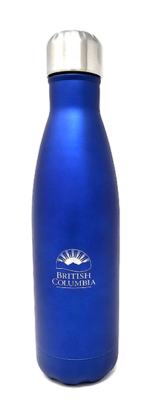 A Water Bottle, Blue, Blank, BC ID