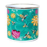 Garden, Bee and Blossom Plant Pot