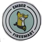 Pin, Lapel FireSmart, Round