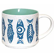 Mug, Ceramic, Salmon in the Wild