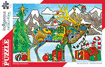 Puzzle, Holiday Reindeer