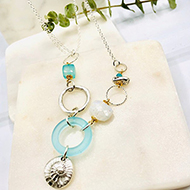 HD, Chunky, Seaglass Collar Necklace