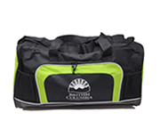 Duffel Bag, Lime green with BC ID Logo