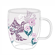 Mug, Glass, Hummingbird