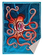 Blanket, Fleece, Octopus (NUU)