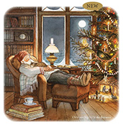 A, Rogers Chocolate Tin, Christmas Nap