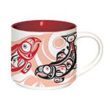 Mug, Ceramic Salmon