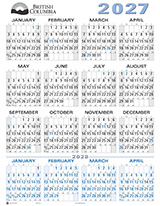 2027/2028 Desk Calendar